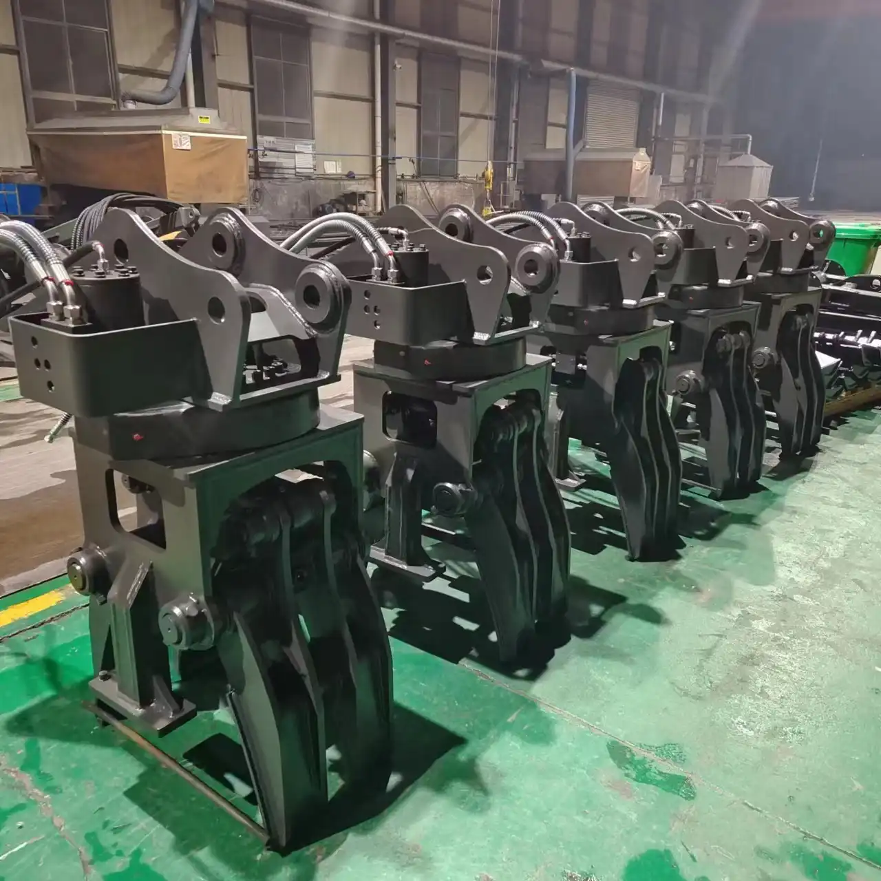 What are excavator wood clamps used for?